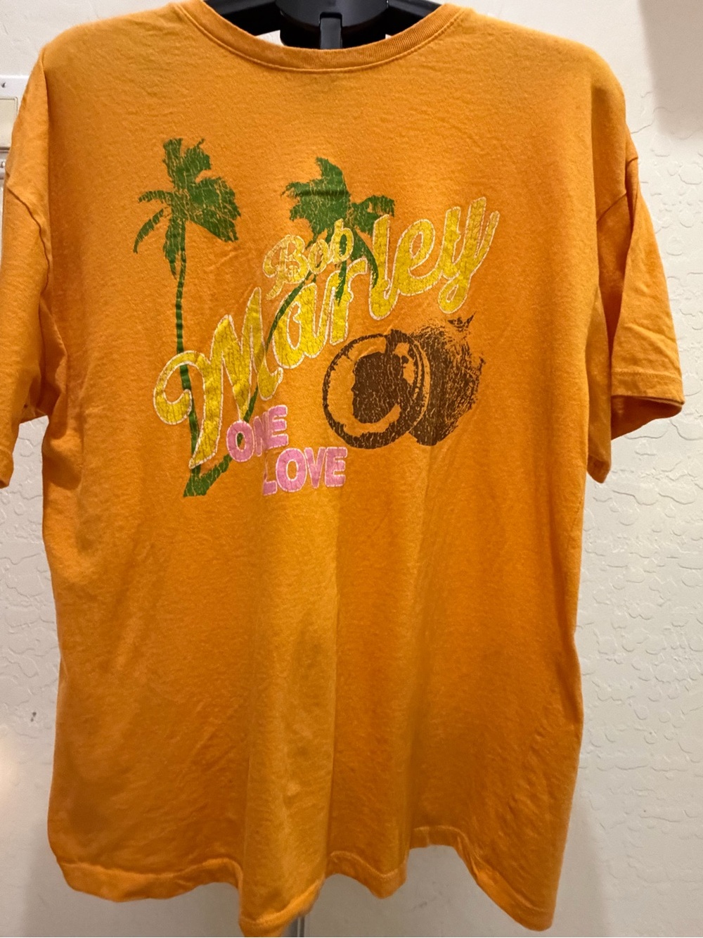 Official Bob Marley One Love graphic T-shirt by Zion Rootswear